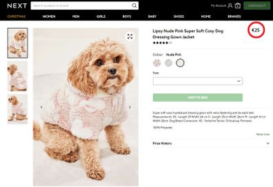 Dog Dressing Gown