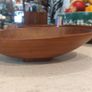 Lovely Set of Four Vintage Mid Century Modern Hand-Carved Wood Nibbles Bowls in Excellent Condition. Image 3