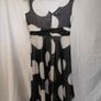 Black white polkadot Occasion dress size 12 100% Silk Postage included Image 6