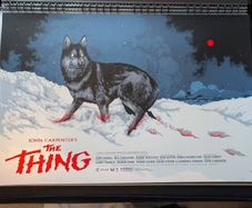 The Thing by Ken Taylor Screen Print Poster hand numbered limited edition of 225
