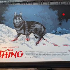 The Thing by Ken Taylor Screen Print Poster hand numbered limited edition of 225