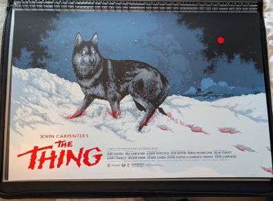 The Thing by Ken Taylor Screen Print Poster hand numbered limited edition of 225