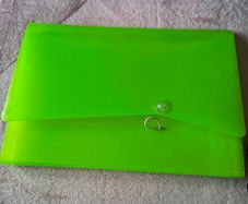 plastic folder