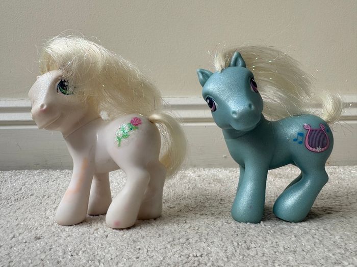 MLP My Little Pony 2002 Bee Bop G3 Desert Rose Cut Hair Dirty Please see photos