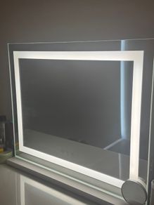 Dressing table and mirror