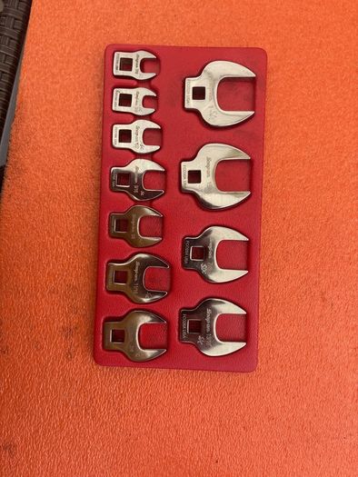 snap on imperial crows foot set 3/8 - 1