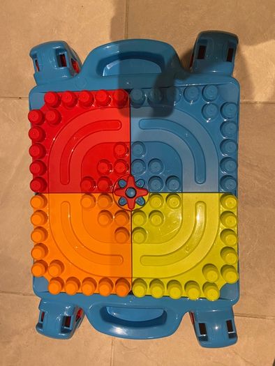 mega blocks build and learn table