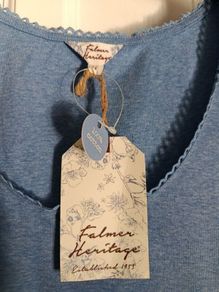 Falmer Heritage blue top