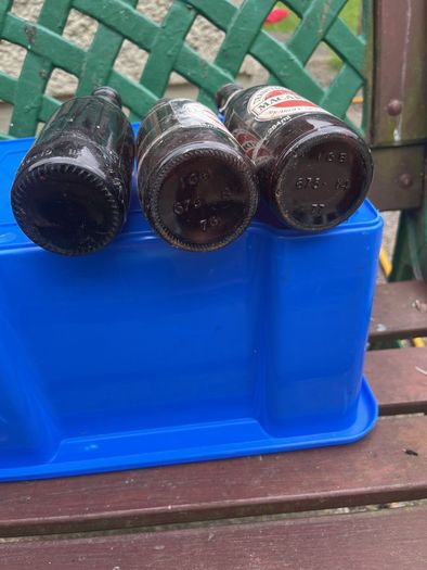 3   1995 empty Macardles Ale Dundalk bottles