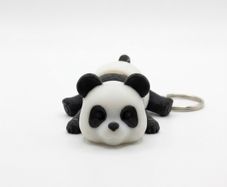 3D Printed Articulated Panda Keychain - Cute & Flexible