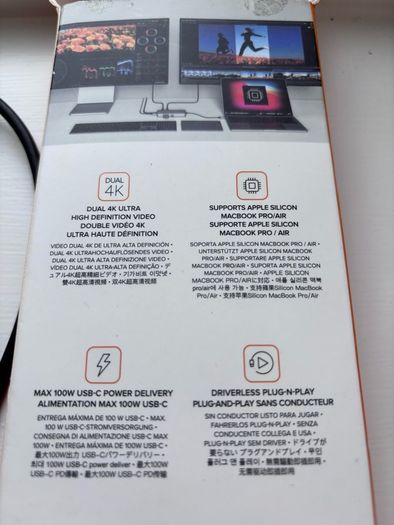 Dual HDMI 10-in-1 USB-C Hub - for Apple