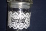 Decorative Glass Storage Jar for Sale