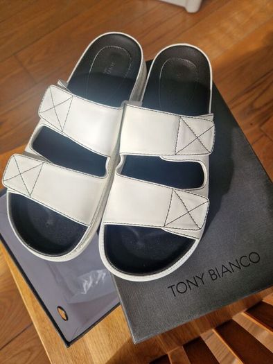 Tony Bianco Hannah Slides Leather New