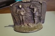 Brass bookends