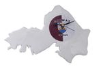 Handmade Glass County Clock - Galway