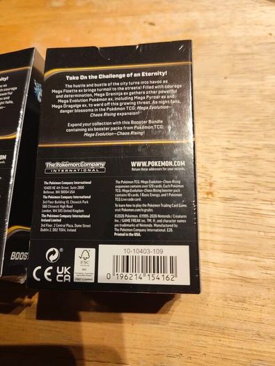 Pokemon Tcg Mega Evolution Chaos Rising booster bundle X2
