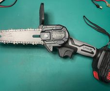 6" Cordless Mini Chainsaw Kit + 3 Batteries + 3 Chains
