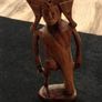Vintage African Wood African Image 3