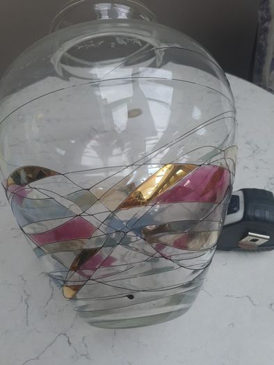 Large Vintage Clarenbridge Glass Vase