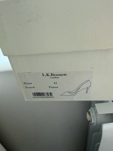 LK Bennett Nude Patent Shoe