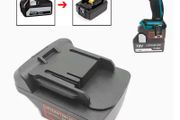 For Hitachi Battery for Hikoki 18V Li-Ion Battery Convert to For Makita 18V Lithium Battery Electrical Power Tool Use Adapter
