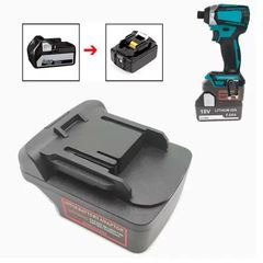 For Hitachi Battery for Hikoki 18V Li-Ion Battery Convert to For Makita 18V Lithium Battery Electrical Power Tool Use Adapter