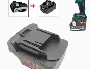 For Hitachi Battery for Hikoki 18V Li-Ion Battery Convert to For Makita 18V Lithium Battery Electrical Power Tool Use Adapter