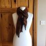 Orange Rust Tones Large Wool Blend Krish Shawl Scarf 70" x22" including postage Image 10