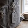 Personalised Irish Ogham Keyring Custom Name Gift Image 2