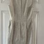 Hobbs Linen Dress - Size 10 - Elegant Neutral Occasion Wear Image 2