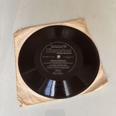 Rare floppy vinyl demo The unexplained vista records 1971
