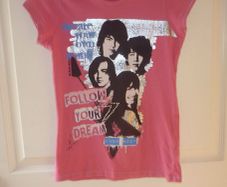 Girls Camp Rock T-shirt Pink Age 10. Great condition