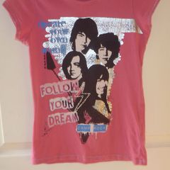 Girls Camp Rock T-shirt Pink Age 10. Great condition