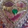 Crystal Glass Trinket/Cladagh Symbol Image 6