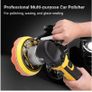 BRAND NEW 6-inch Car Polisher Handheld Polishing Machine Electric Powered Waxer Machine 6 Speeds for Furniture Automobile Ceramic Image 5