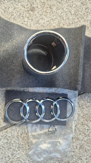 O.e exhaust tail pipe and logo