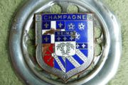 Vintage Car Badge Champagne Reims