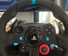 Racing simulator set up