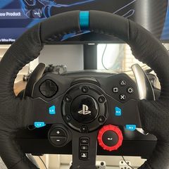 Racing simulator set up