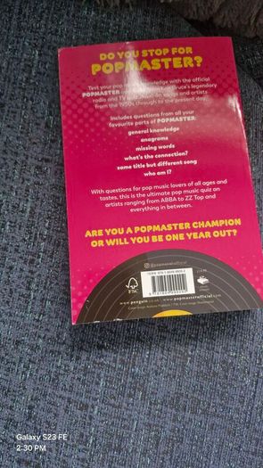 PopMaster The official music quiz book