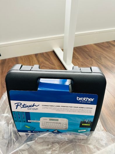 BRAND NEW Sealed Brother P-Touch PT-D410VP Advanced Label Maker + Carry Case
