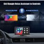 Wireless CarPlay Android Auto Screen - Car Stereo 7" HD Touchscreen Image 2