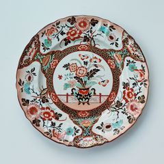 Vintage Mason's Patent Ironstone China  large plate Imari style pattern  diameter 26.5cm