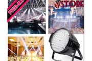Stage Lights Disco Light 54 LED Super Bright Strobe Party Lights White/Off White Led Par Light DMX-512 DJ Lights for Theater,Studio,Photostudio,Party Show,Church Event,Wedding (FREE POSTAGE)