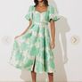 8th sign Audrey mint metallic dress & bag Image 3