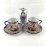2 Antique Japanese tea cups and saucers Image 10