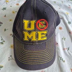 John Cena Hat Cap Black Yellow 2013 Authentic Wrestling WWE 10 Years Strong