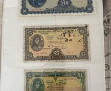 3 Irish old banknote set lady Lavery 10 pound 5 pound 1 pound