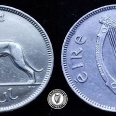 [#2307] - Ireland 1940 | Irish 6d | Six Pence | Wolfhound | High Grade