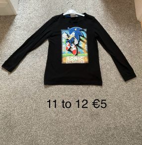 Sonic the Hedgehog top, 11 to 12